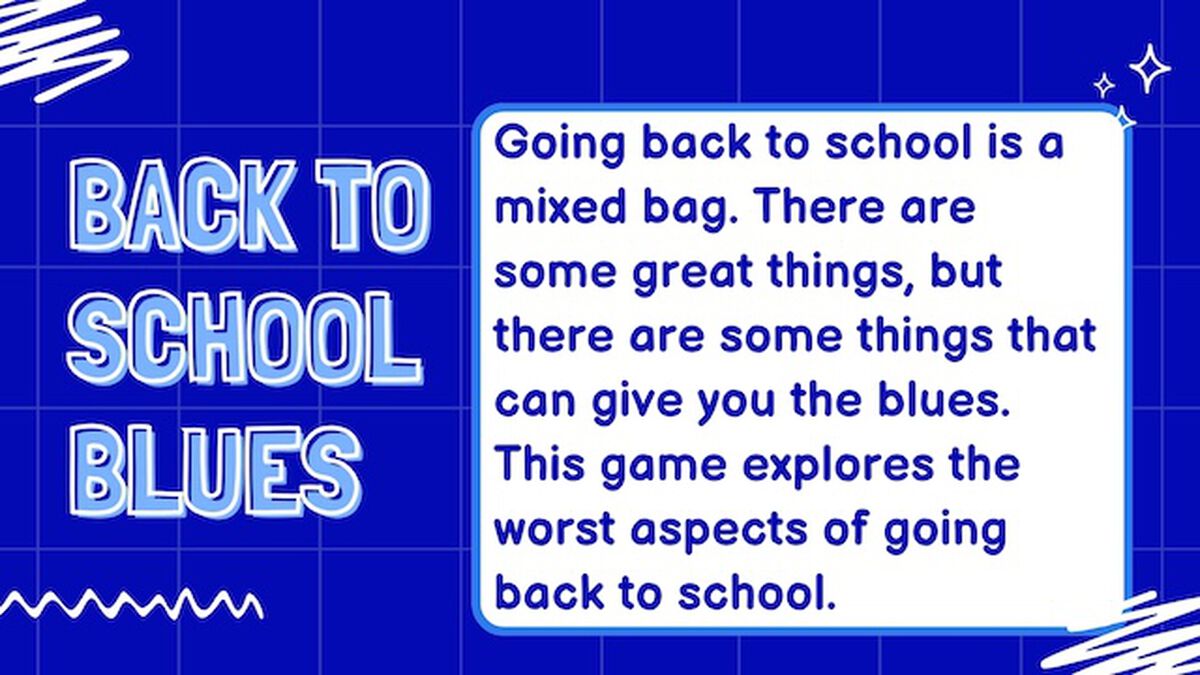 Back-to-School Blues image number null